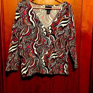 Very cool and comfortable fun top from Metrostyle, size L.